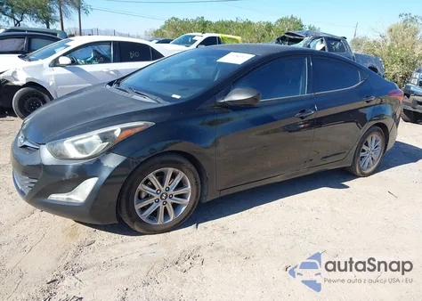 2014 Hyundai Elantra Se z USA, uszkodzony, nr VIN 5NPDH4AE0EH466162